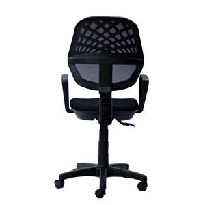 Fileli Siyah Müdür Koltuğu Yönetici Koltuğu Büro Ofis Koltuğu Sekreter Koltuğu