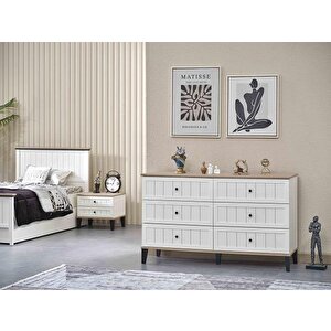 Şifonyer Urlu 90425 Boston 6 Çekmece Model Suntalem Kalite Yüksek Ayak Elyapım