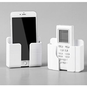Telefon Ve Kumanda Standı Plastik Krem Renk