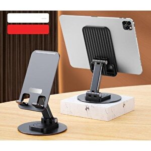Katlanabilir Telefon Tutucu Stand Yuvarlak Tabanlı Cm-074