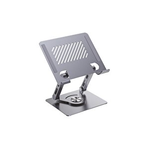 360° Metal Tablet Tutucu Gri Stand-15