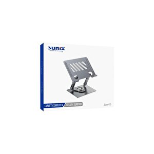 360° Metal Tablet Tutucu Gri Stand-15