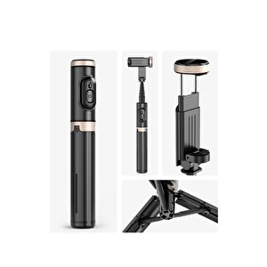 Torima Q12 Çok Amaçlı Tripod Kumandalı Selfie Çubuğu Siyah