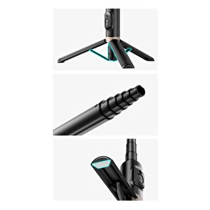 Torima Q12 Çok Amaçlı Tripod Kumandalı Selfie Çubuğu Siyah
