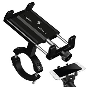 Mt15 Motosi̇klet Bi̇si̇klet Scooter İçi̇n Dayanikli Gi̇don Uyumlu Cnc Alümi̇nyum Telefon Tutucu