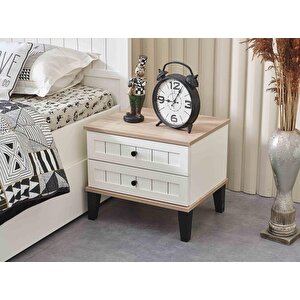 Karyola-komodin Urlu Boston 90427 Yavru Karyola Model Kayın Torna Kalite El Yapım