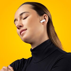 Hive Pins 3 Beyaz Bluetooth 5.1 Suya Dayanıklı Kulaklık