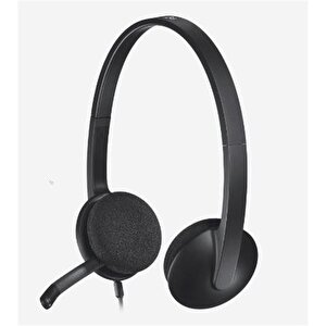 H340 Usb Si̇yah Kulaklik 981-000475