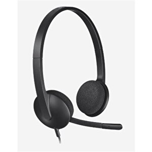H340 Usb Si̇yah Kulaklik 981-000475