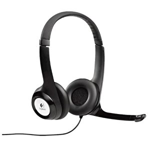Logitech H390 Mi̇krofonlu Si̇yah Kulaklik 981-000406
