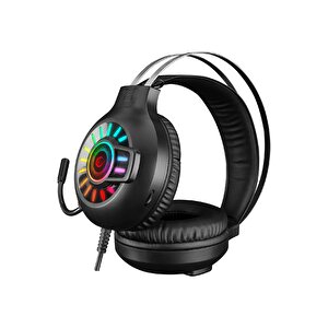 Rampage Rm-k44 Zengibar 7.1 Surround Rgb Siyah Gaming Mikrofonlu Oyuncu Kulaklığı