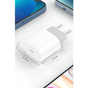 Hakopro 20w Iphone Hızlı Şarj Adaptörü 8 X Xs Xr 11 12 13 14 7 Pro Max Mini Plus Uyumlu Type-c