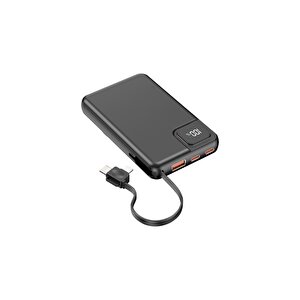 10.000 Mah  2,5w Saat Şarj 15w Wireless Powerbank Pb-56