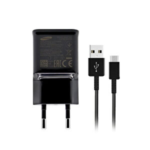 Samsung Ta20 Usba To Type-c Kablolu Set Hızlı Seyahat Şarjı Siyah - Ep-ta20ebengww(samsung Türkiye Garantilidir)
