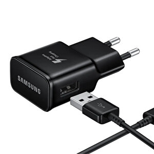Samsung Ta20 Usba To Type-c Kablolu Set Hızlı Seyahat Şarjı Siyah - Ep-ta20ebengww(samsung Türkiye Garantilidir)