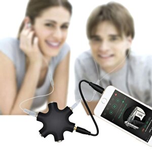 Powermaster Pm-24172 6'li 3.5mm Stereo Aux Çoklayıcı