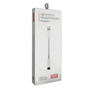 Powerway Ac03 Lightning To 3.5mm Stereo Aux Kulaklık Jack Çevirici Kablo (90mm)