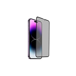 Iphone 15 İle Uyumlu Darbeye Dayanıklı Armor Hayalet Ekran Koruyucu Cam