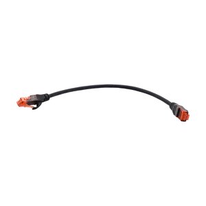Di̇gi̇tus Patch Cord Utp Cat6 0.25 Mt Black (10'lu Paket)