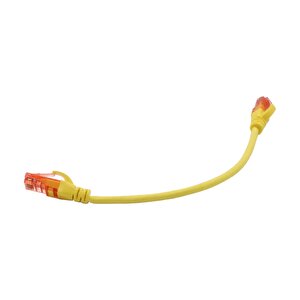 Di̇gi̇tus Patch Cord Utp Cat6 0.25 Mt Yellow (10'lu Paket)