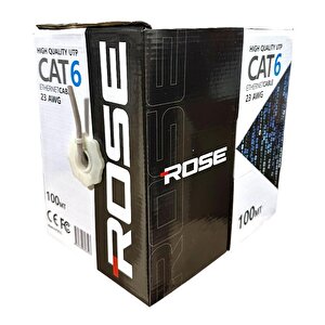 23awg 100 Metre Cat6 Ethernet Kablo - Gri
