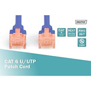 Digitus 10m Cat6 Utp Dk-1617-100/b Mavi Patch Kablo
