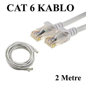 Inca Icat6-02tg 2mt 24awg Cat6 Utp Patch Kablo Gri̇