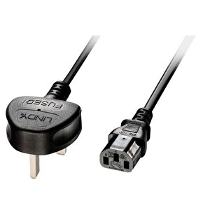 Uk 3 Pin Fiş - Iec C13 Şebeke Güç Kablosu, 2 Metre
Uk 3 Pin Plug To Iec C13 Mains Power Cable, 2m