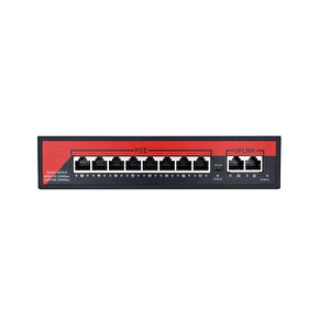 Ez-08psf-fg 8port 8ge+2ge F.gigabit Poe Switch 120w