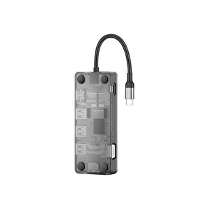 100w 7in1 Usb-c  Hub Adaptör Hb-12