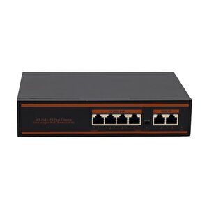 Ojc 4 Port Poe+10-100 Mbps 2 Port 10-100 Uplink Switch 78w