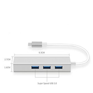 Codegen Cdg-cnv85 Usb 3.0+rj45 Usb 3.1 Type-c Hub