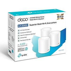 Deco X50 Ax3000 Mesh Ev Wi-fi 6 Si̇stemi̇ (üçlü)