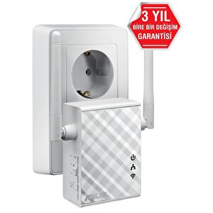 Asus Rp-n12 300mbps Pri̇z Ti̇pi̇ Menzi̇l Geni̇şleti̇ci̇