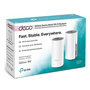 Tp-link Ac1200 Deco E4 1200mbps Mesh Wifi Sistemi (i̇kili)