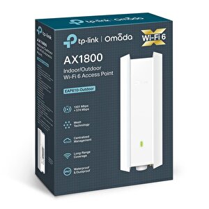 Omada Eap610-outdoor Ax1800 Dual Band Wifi6 1xgbit Rj45 574mbps/2.4ghz/1201mbps/5ghz Access Point (adaptörlü)