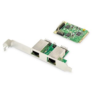 2 Port Gigabit Ethernet Mini Pci Express Kart, Single Lane, Düşük Profil Bracket, Realtek Çip Takımı
Digitus 2-port Gigabit Ethernet Mini Pci Express Card Single Lane, Low Profile Bracket, Realtek Chipset