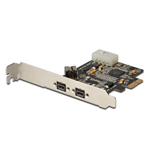 3 Port&#039;lu (2 Harici, 1 Dahili Port) Pci Express Firewire 800 Kart, Ieee 1394b, Ti Xio2213b Chip Takımı