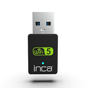 Inca Iuwa-650x 650mbps  Bluetooth 4.2 Dual-bant Kablosuz-ac Nano Usb Adaptör
