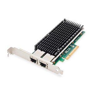 10gbps Çift Port Ethernet Adaptörü
Digitus 10gbps Dual Port Ethernet Server Adapter, Pcie X8, Intel X540 Bt2