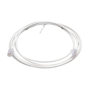 Patch Cord  Utp Cat6 3 Mt Slim White  (08f010)