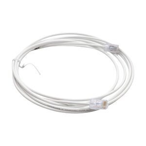 Patch Cord  Utp Cat6 3 Mt Slim White  (08f010)