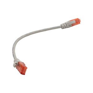 Di̇gi̇tus Patch Cord Utp Cat6 0.25 Mt Grey (10'lu Paket)