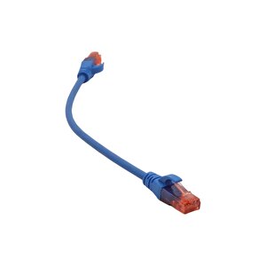 Di̇gi̇tus Patch Cord Utp Cat6 0.25 Mt Blue (10'lu Paket)