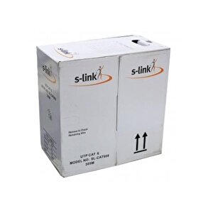 Sl-cat608 305mt 6mm 24awg Cat6 Kablo Gri̇