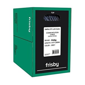 Fnw-cat622 305mt 0.50mm 24awg Cat6 Utp Kablo Gri̇