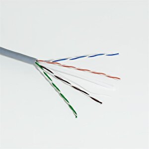 Fr-cat601 305mt 0.58mm 23awg Cat6 Utp Kablo Gri̇