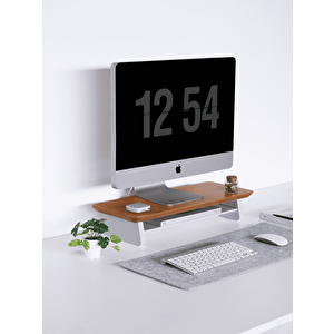 Küçük Monitör Standı (Meşe)