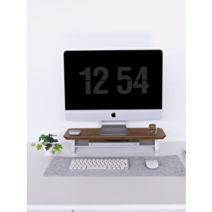 Küçük Monitör Standı (Meşe)