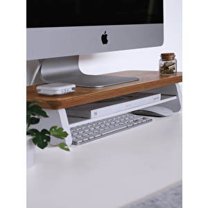 Küçük Monitör Standı (Meşe)